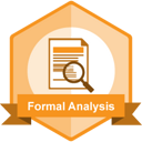 Formal analysis CRediT badge