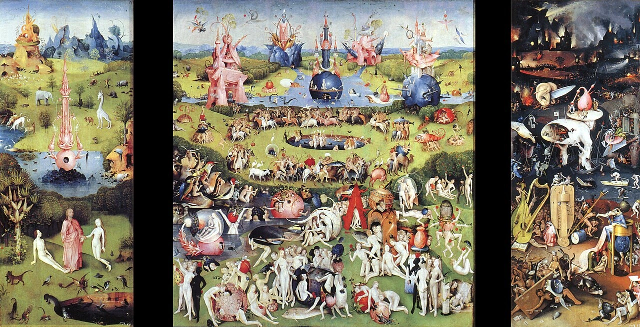 Tríptico del Jardín de las delicias by Hieronymus Bosch