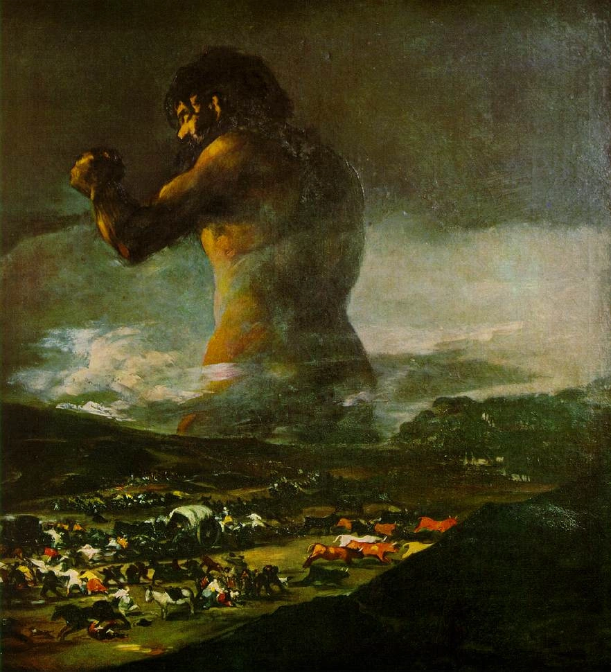 El coloso, attributed to Francisco de Goya y Lucientes